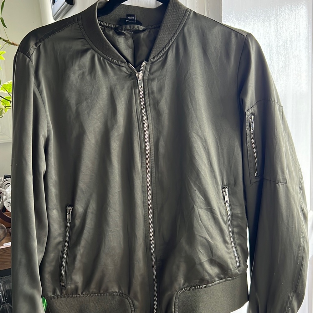 Green Bomber Jacket!
